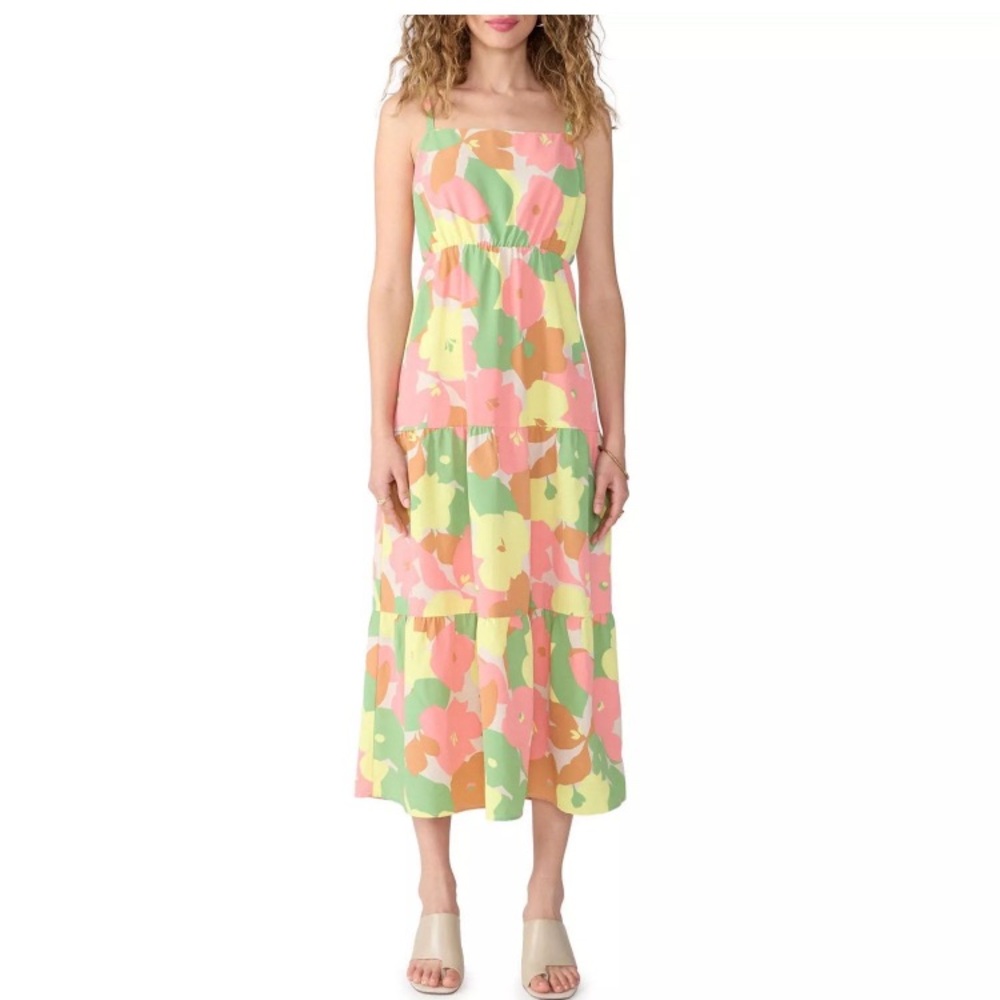 Social Standard by Sanctuary Ladies Smocked Back Dress Size XXL Fiesta